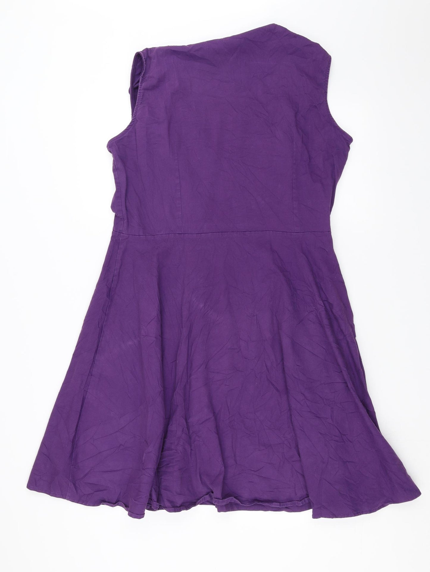 Preworn Womens Purple   Fit & Flare  Size 50
