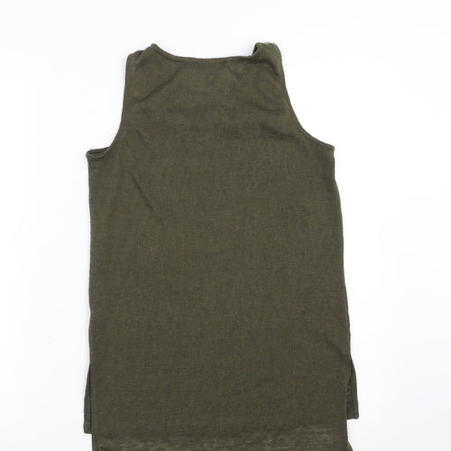 Primark Womens Green   Basic Blouse Size 6  - beaded