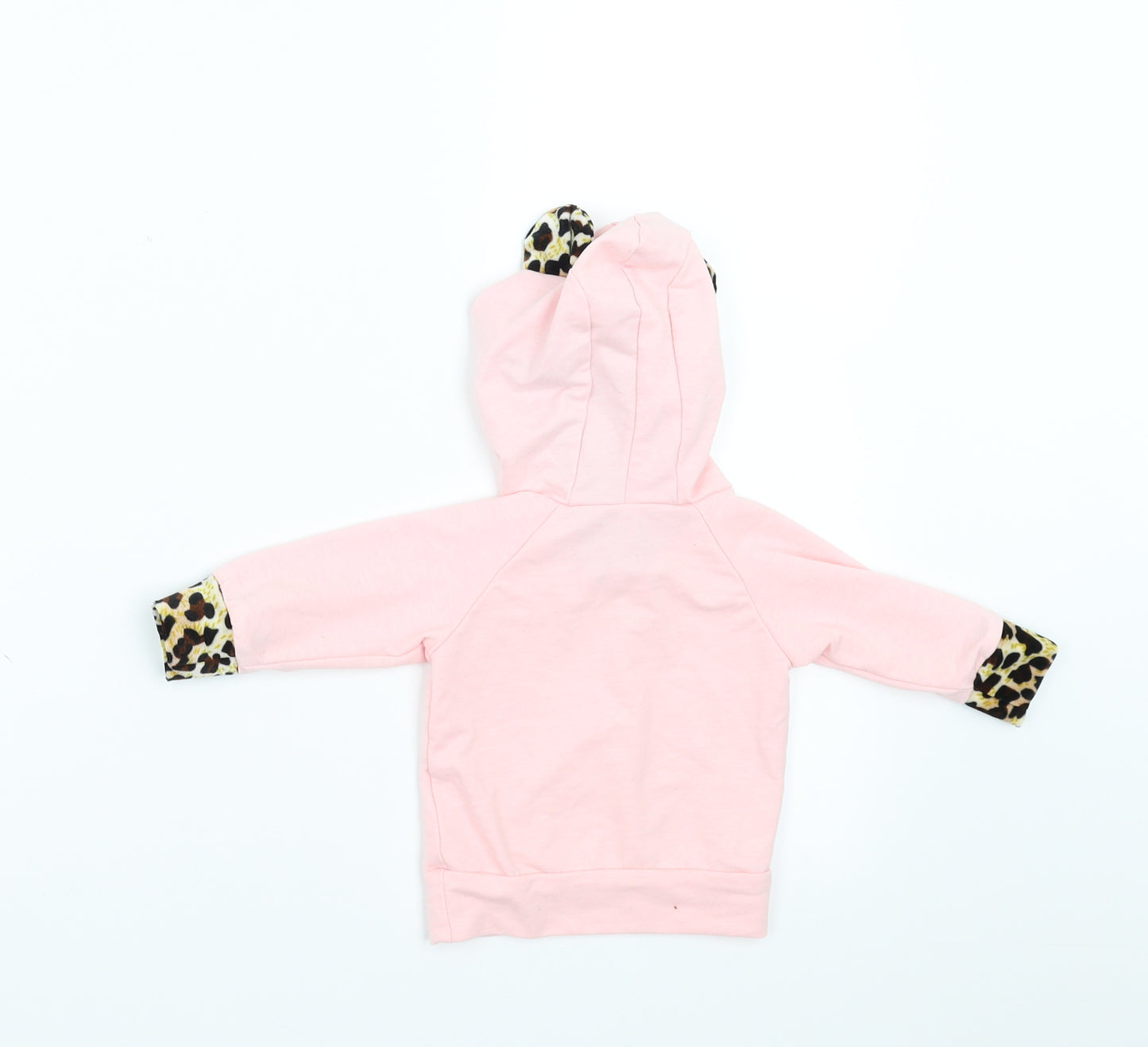 Preworn Girls Pink   Pullover Jumper Size 9-12 Months  - hoodie