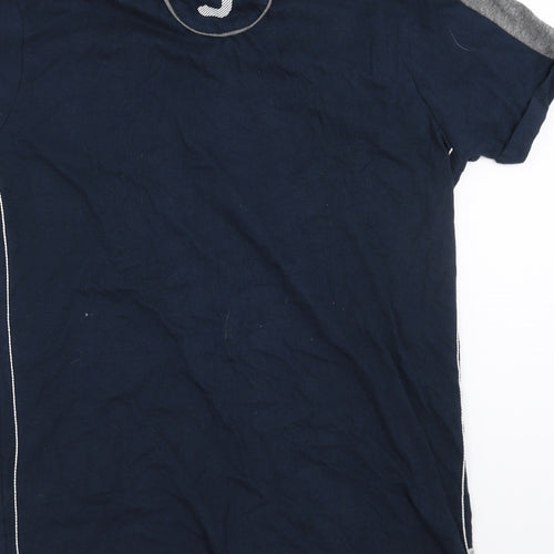 Geographical Norway Mens Blue    T-Shirt Size M