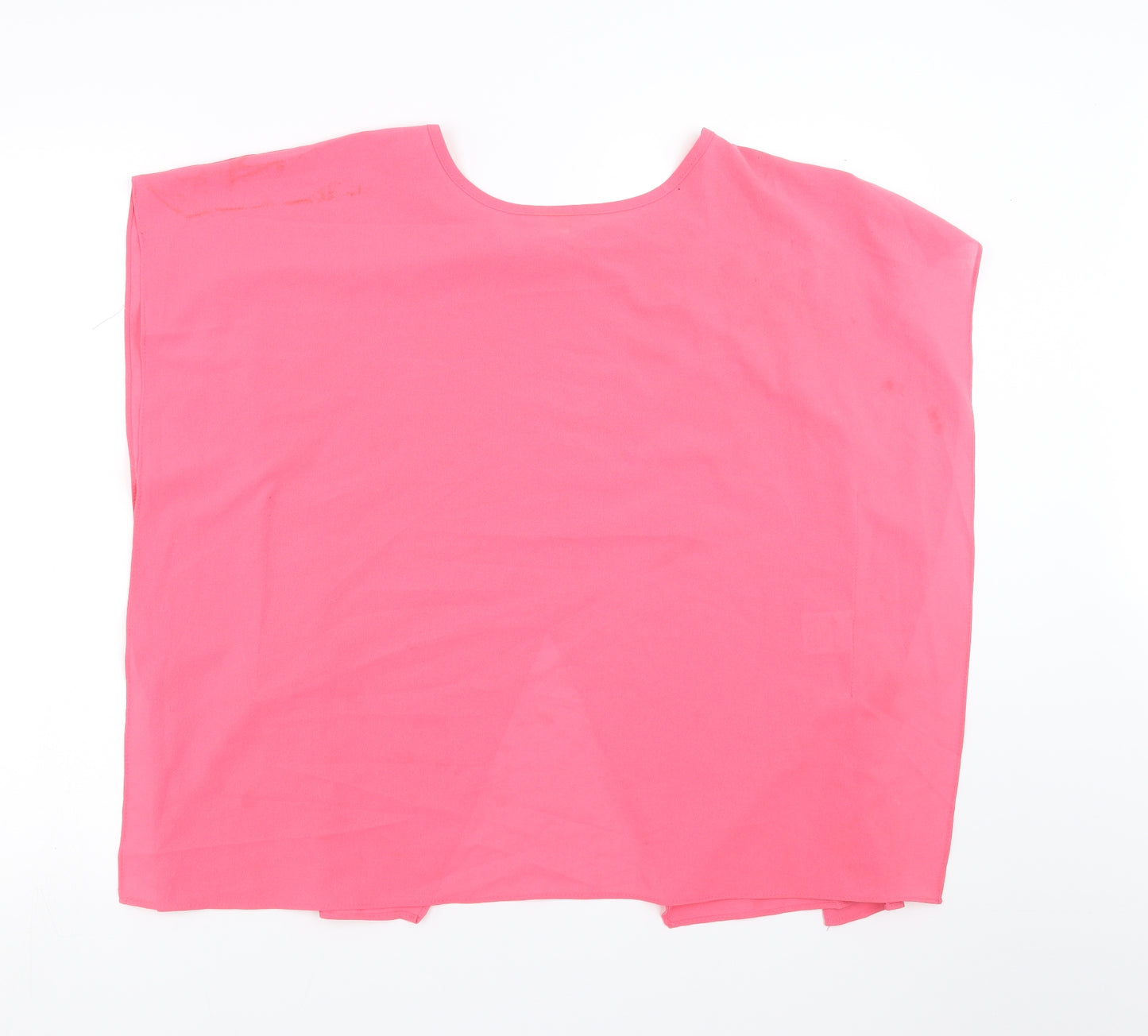 Internationale Womens Pink   Basic Blouse Size 10  - open back