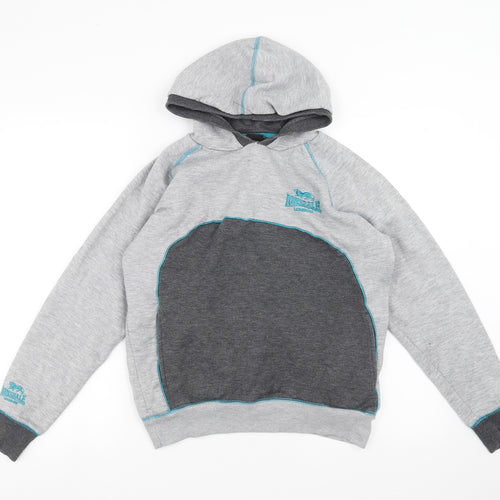 Lonsdale Womens Grey   Pullover Hoodie Size 12