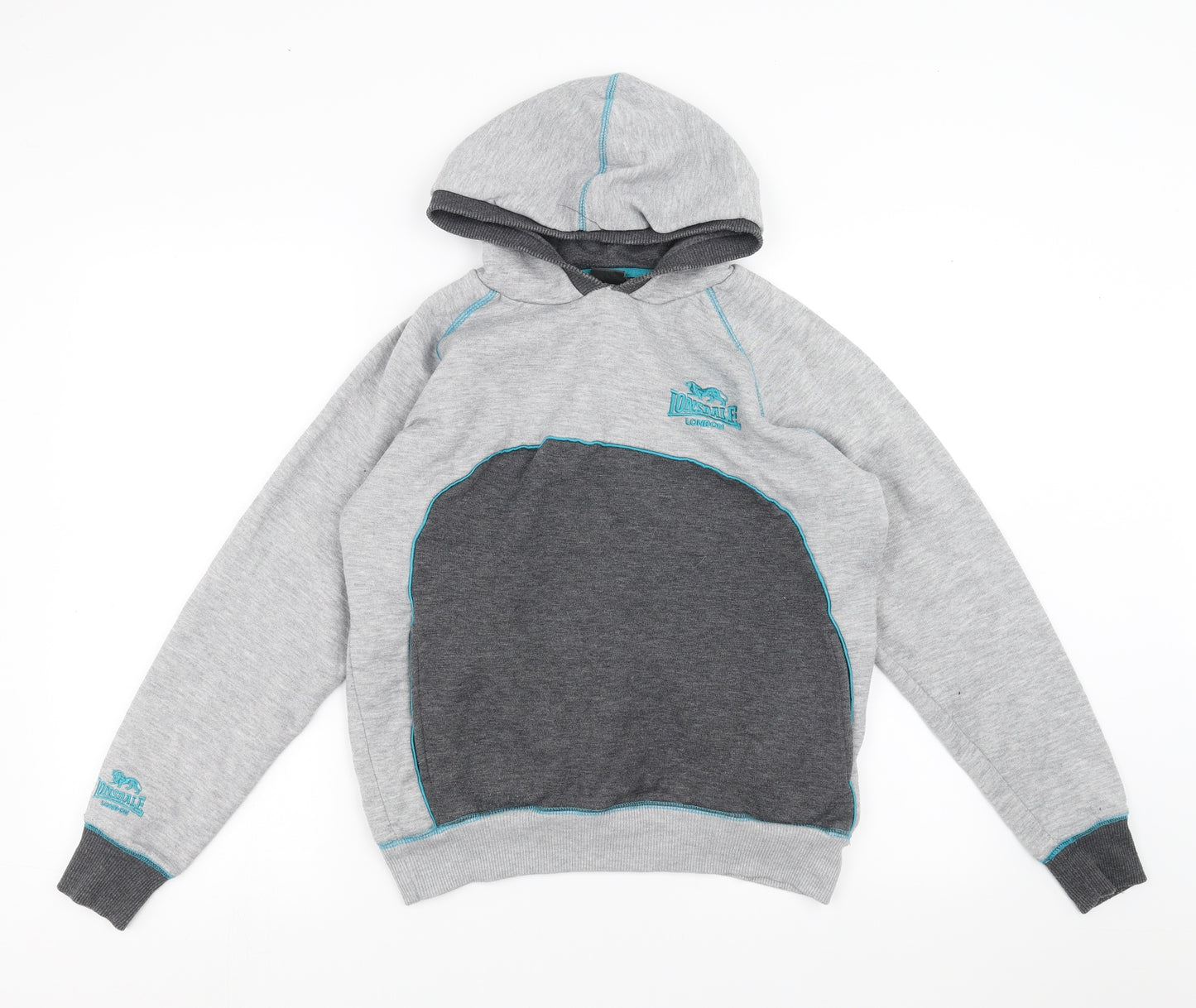 Lonsdale Womens Grey   Pullover Hoodie Size 12