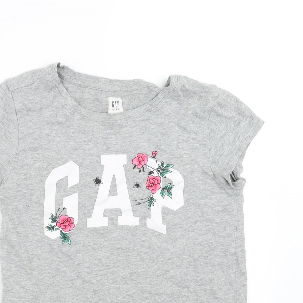 Gap Girls Grey   Basic T-Shirt Size XL