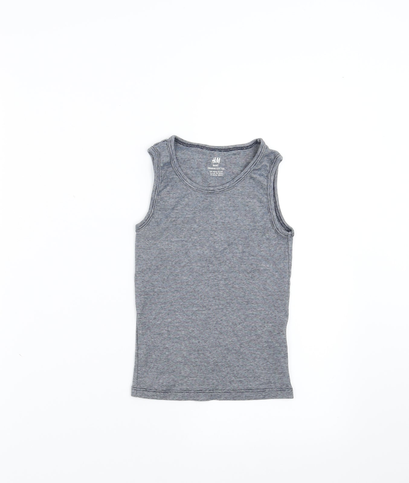 george & martha Boys Blue Striped  Basic Tank Size 4-5 Years