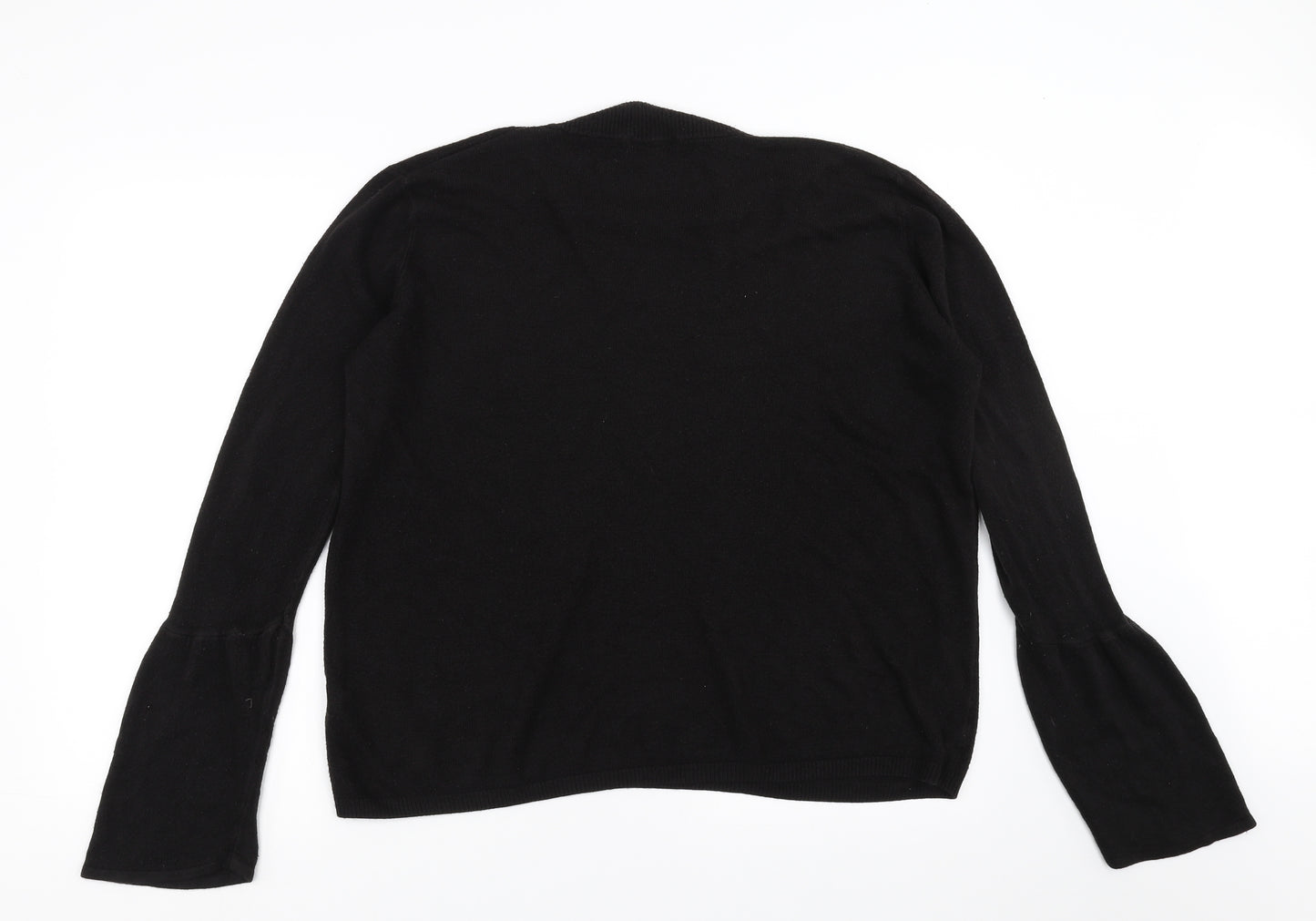 Papaya Womens Black   Pullover Jumper Size M  - Choker style neck