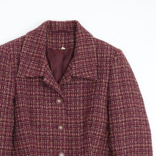 Honor Milburn  Womens Purple   Jacket  Size 14