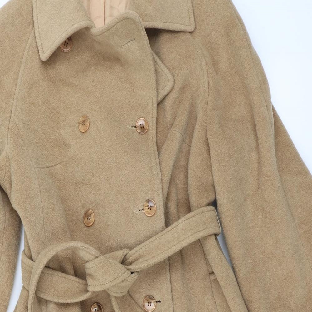 Julius Womens Beige   Overcoat Coat