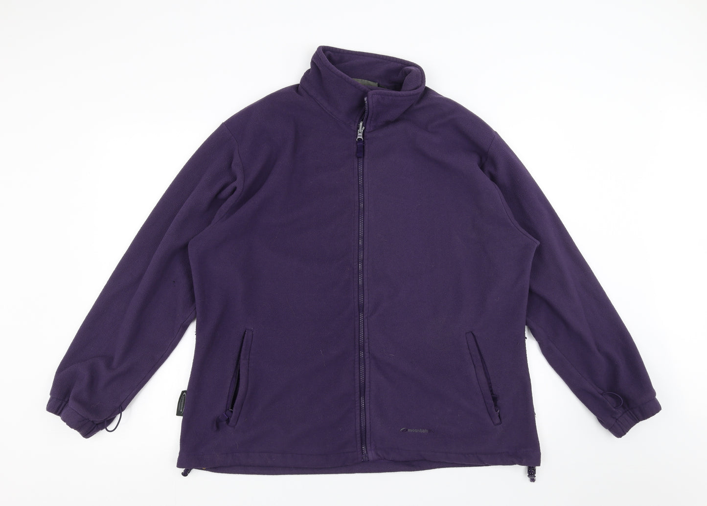 Mountain Life Womens Purple  Fleece Full Zip Jumper Size 20