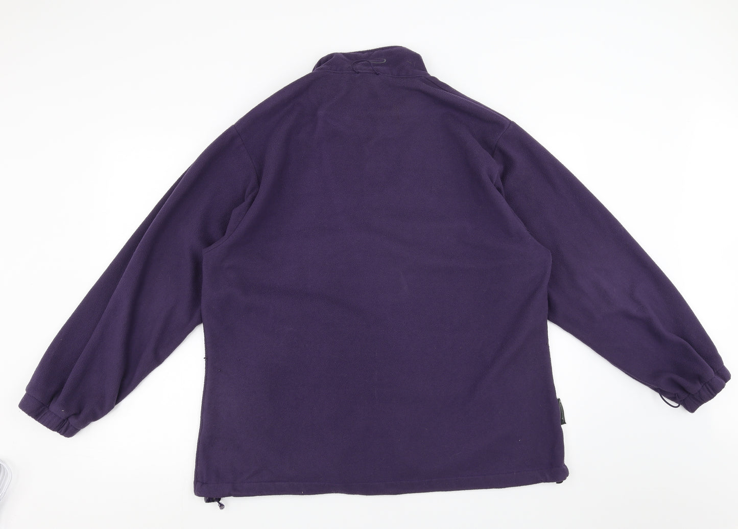 Mountain Life Womens Purple  Fleece Full Zip Jumper Size 20