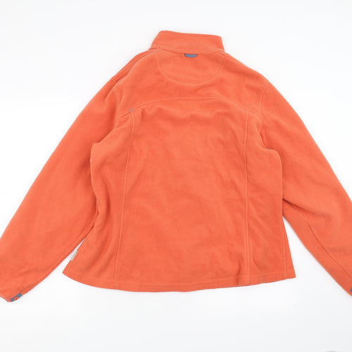 Quechua Womens Orange  Fleece Full Zip Jumper Size 2XL