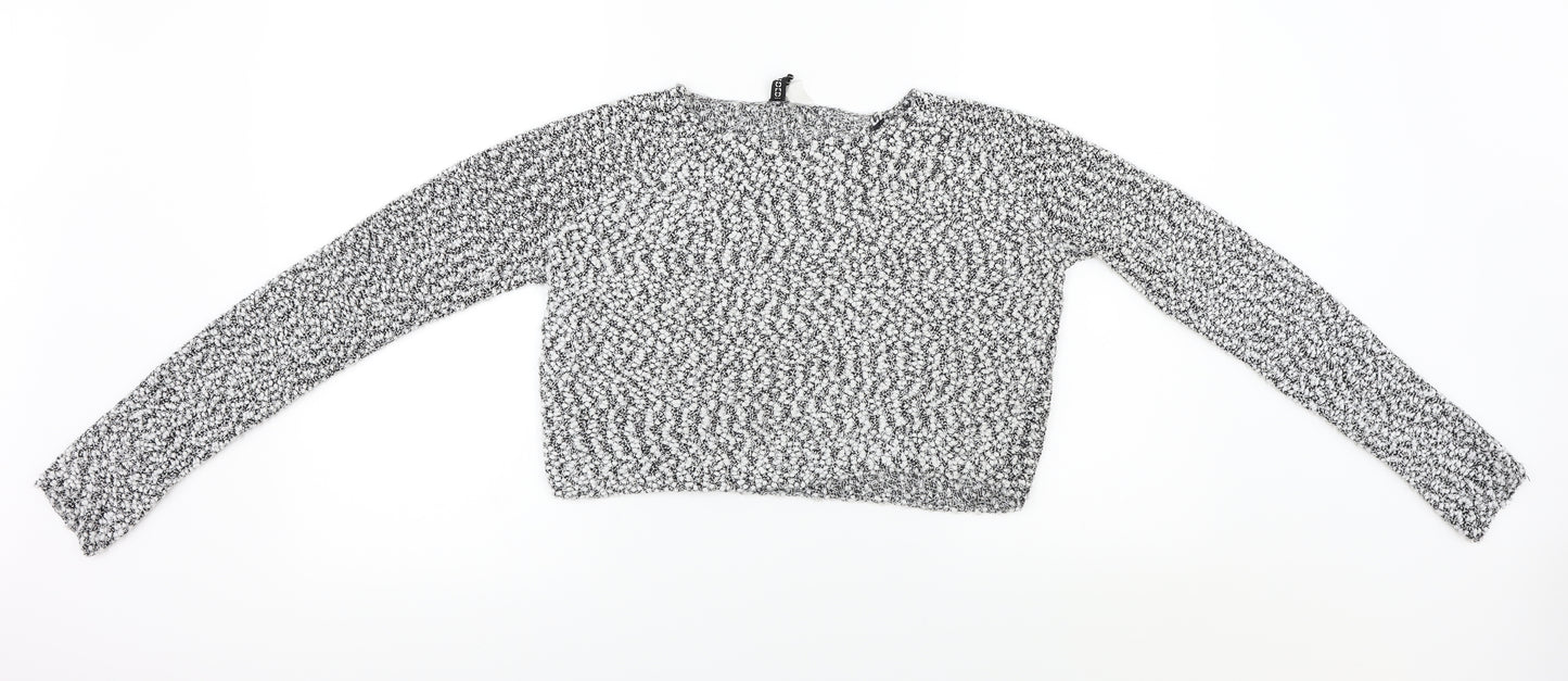 H&M  Womens White   Pullover Jumper Size M
