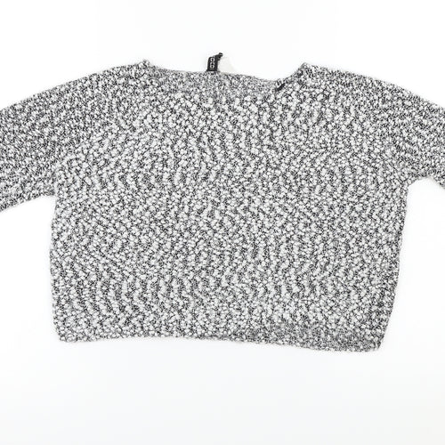 H&M  Womens White   Pullover Jumper Size M