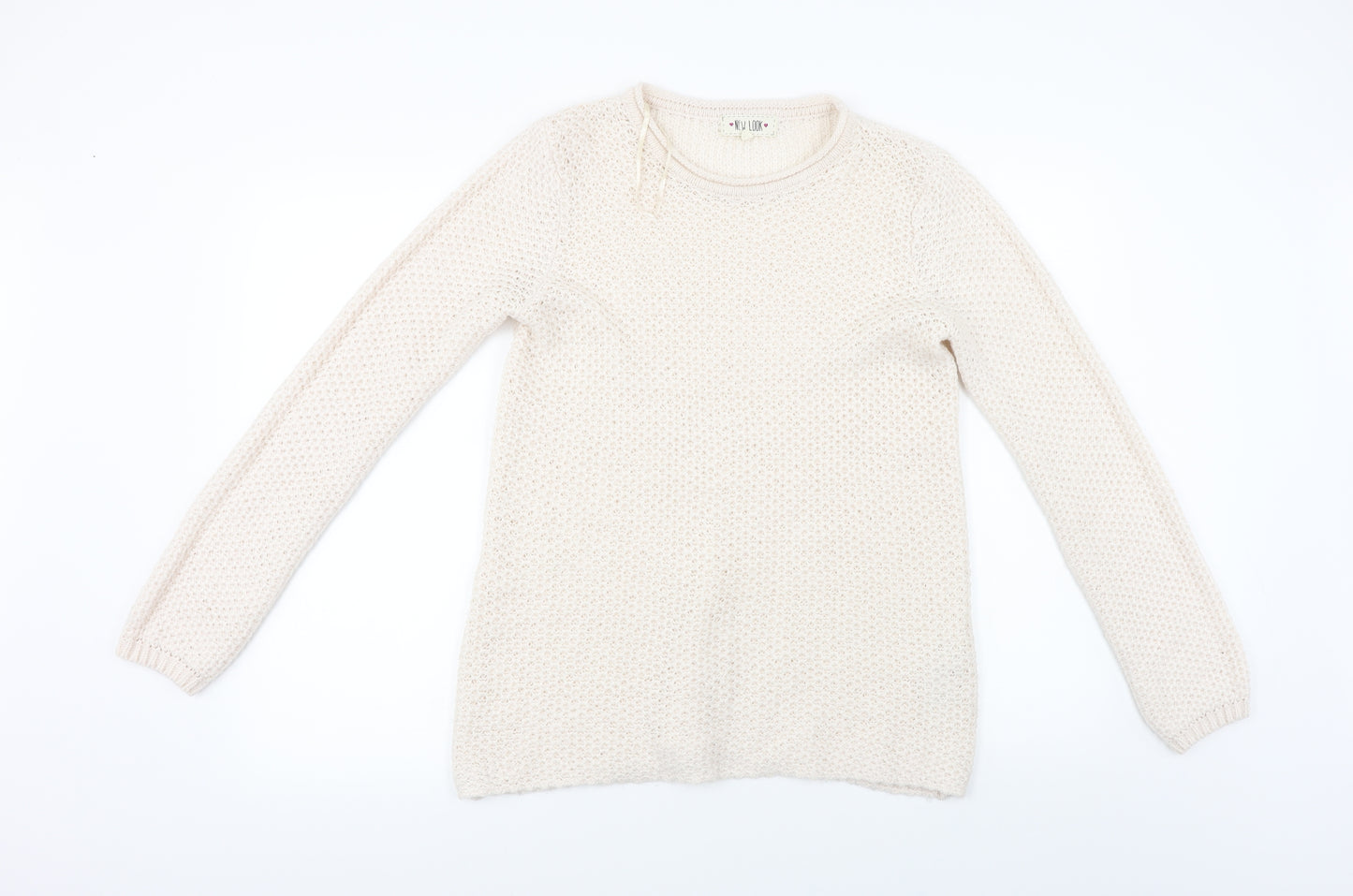 New Look  Womens Beige   Pullover Jumper Size 10