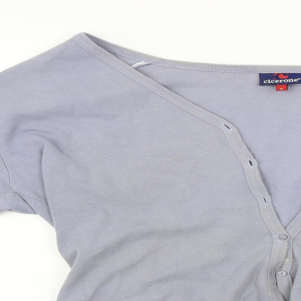 CICERONE  Womens Grey   Cardigan Jumper Size XL