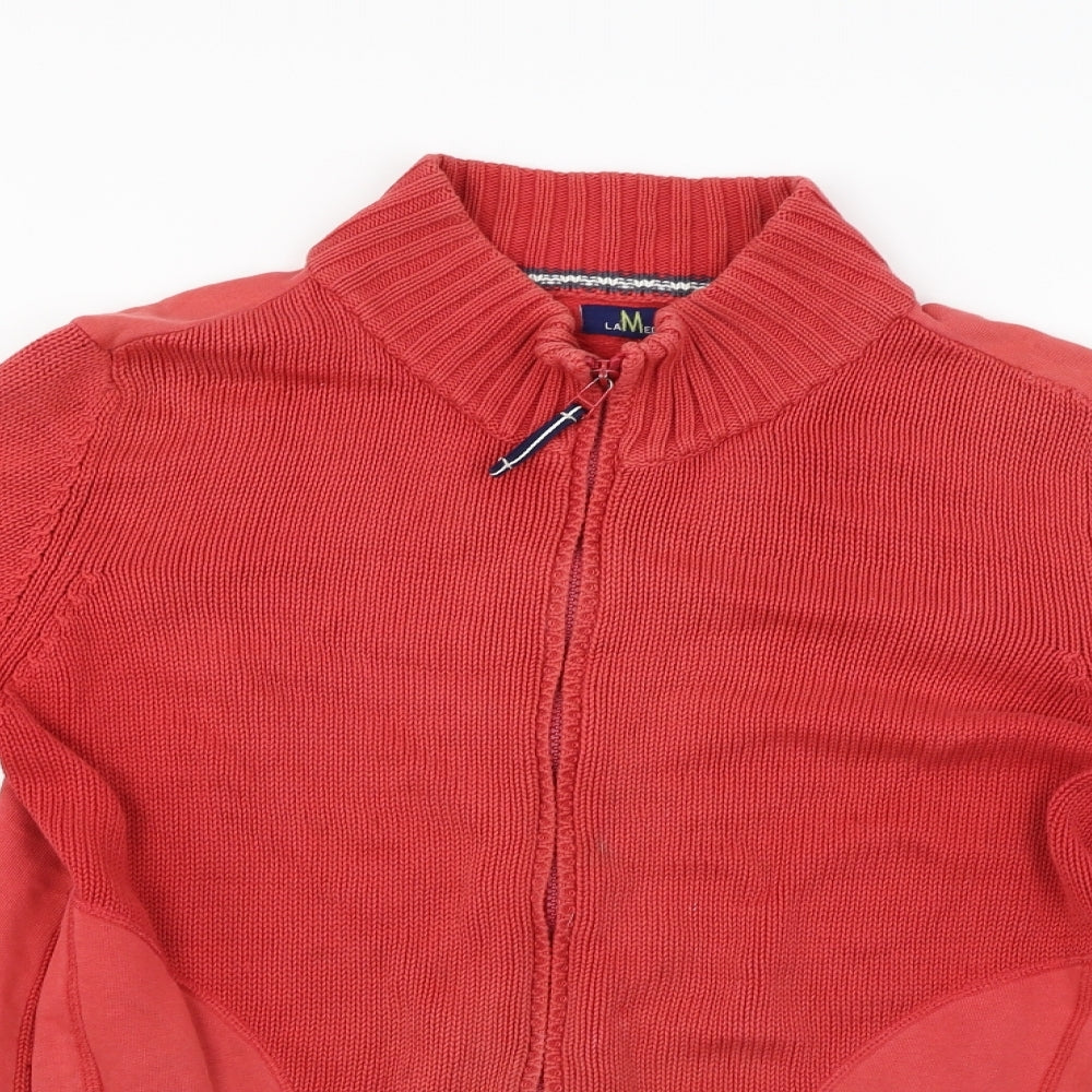 lamed Womens Red   Full Zip Jumper Size 12