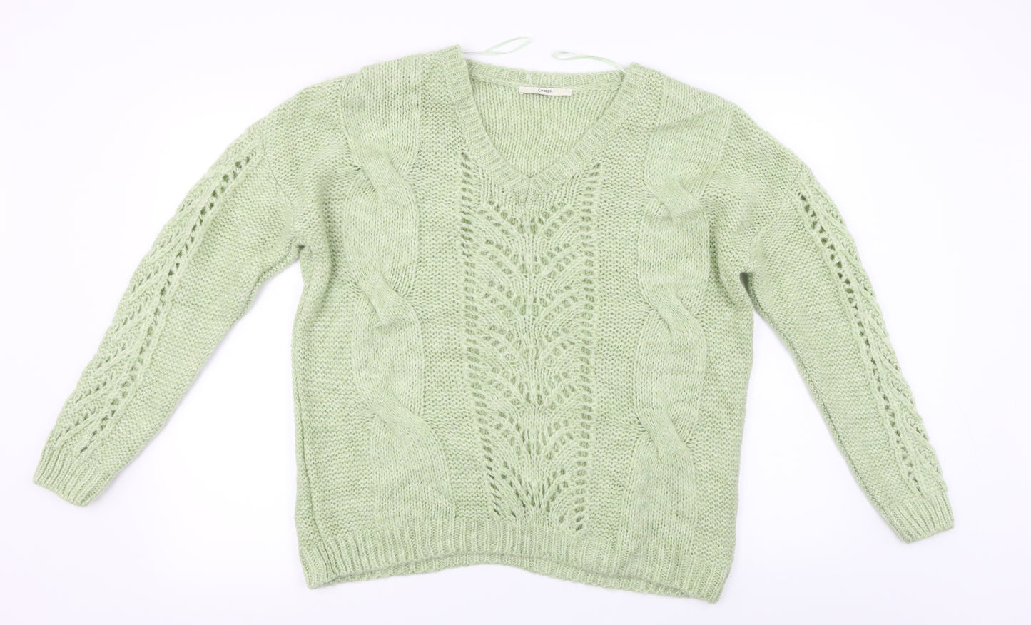 George  Womens Green   Pullover Jumper Size 16