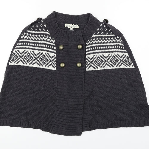 smudge  Womens Grey   Wrap Jumper Size L