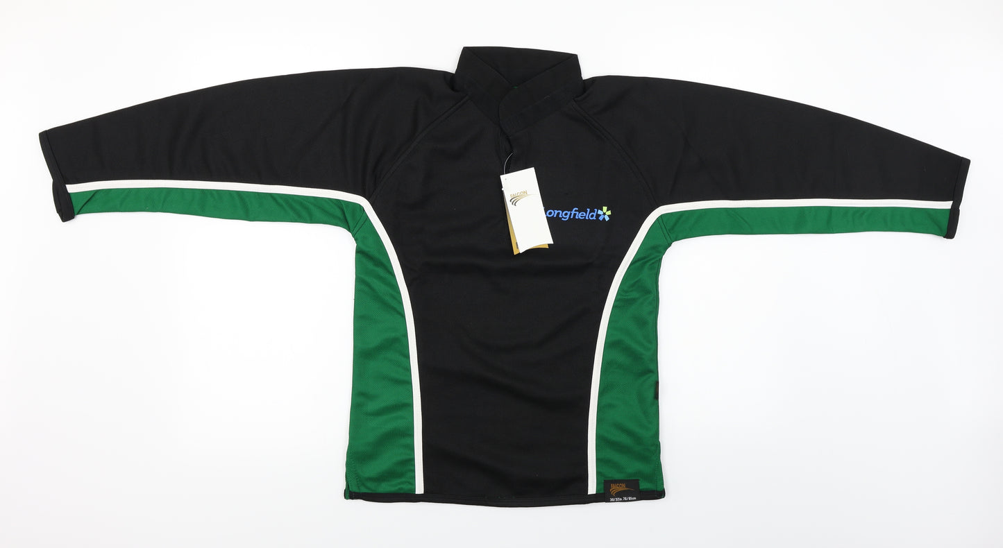 Falcon  Mens Black    Polo Size M