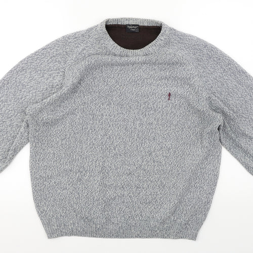 ROSS RIVER Mens Grey   Pullover Jumper Size L