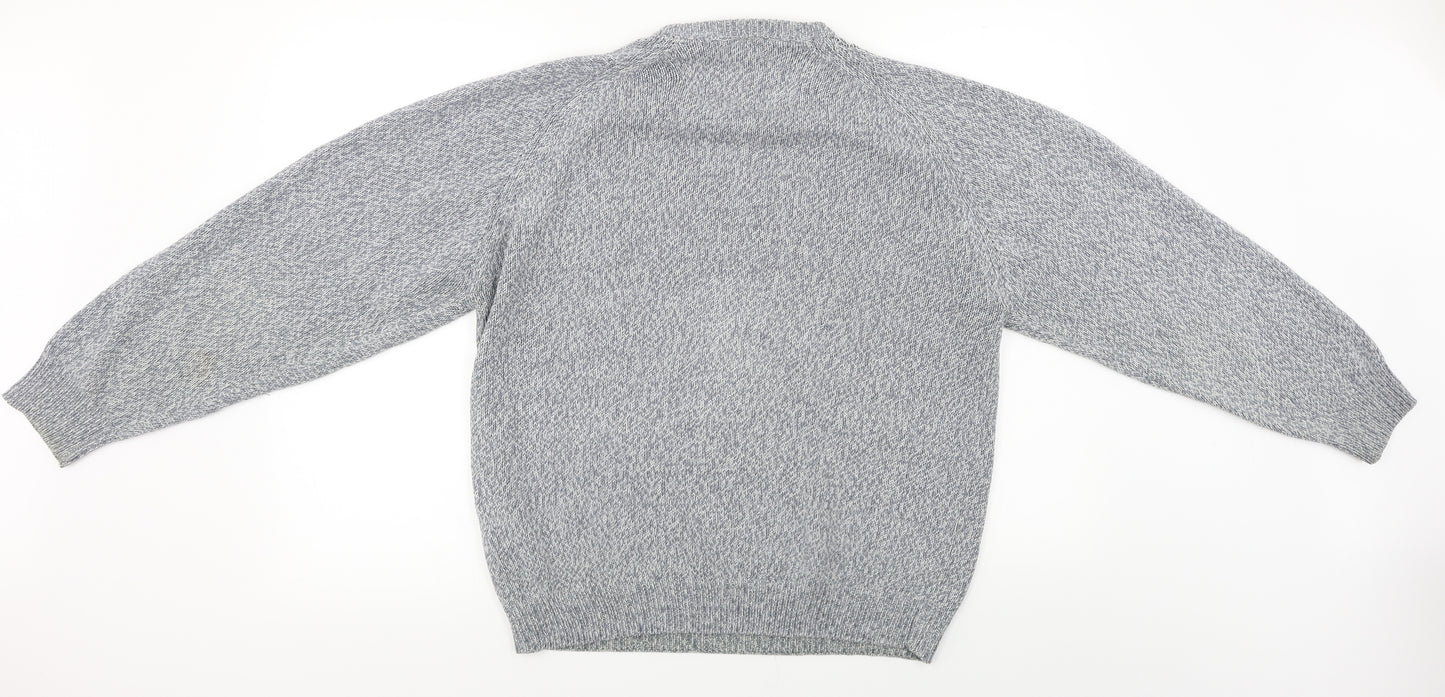 ROSS RIVER Mens Grey   Pullover Jumper Size L
