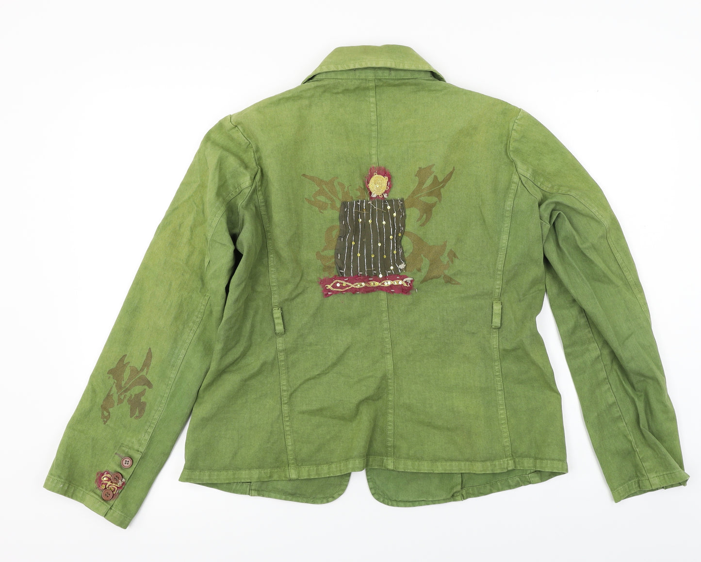 JOYF ULL Womens Green   Jacket Coat Size L