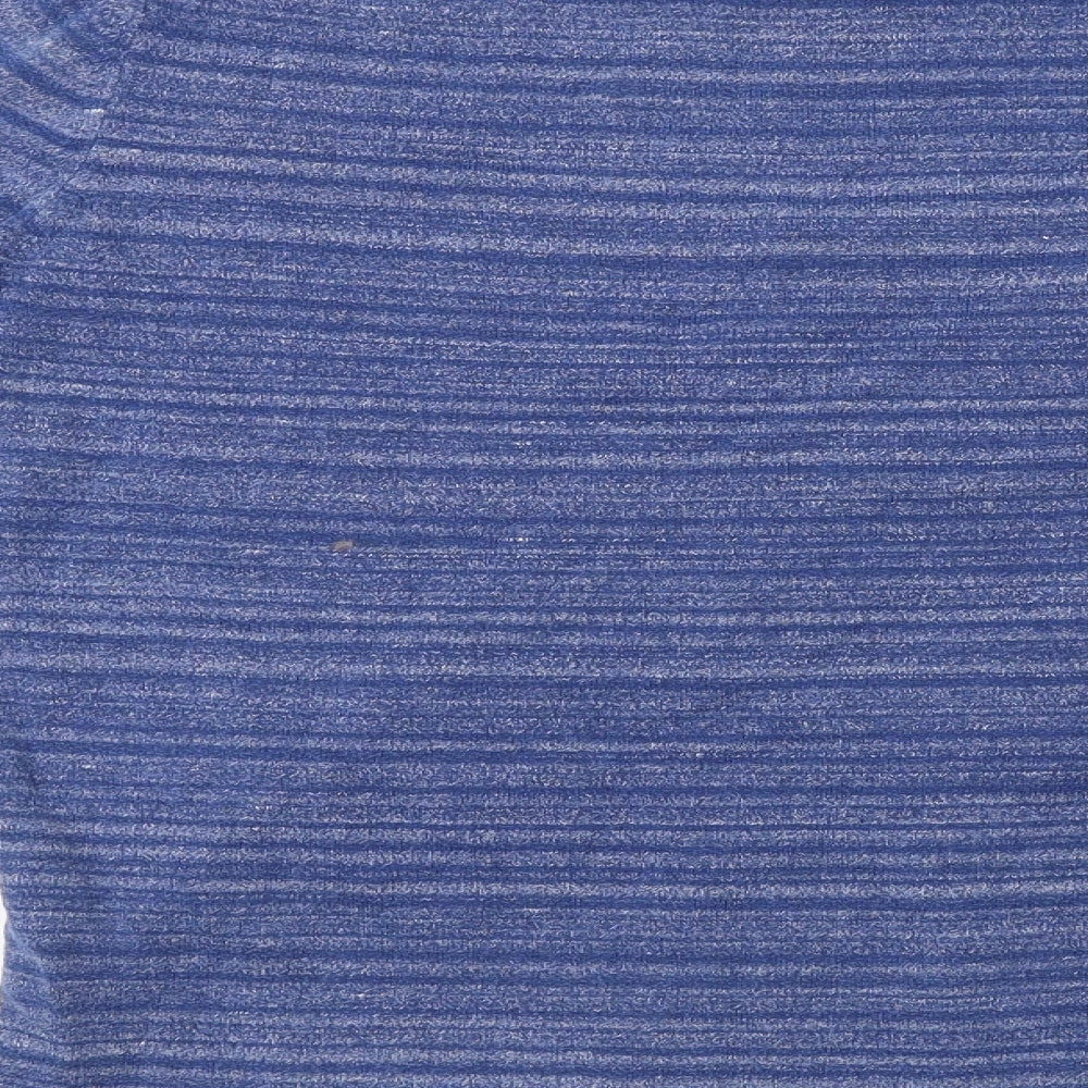 Premium  Mens Blue Striped  Pullover Jumper Size M