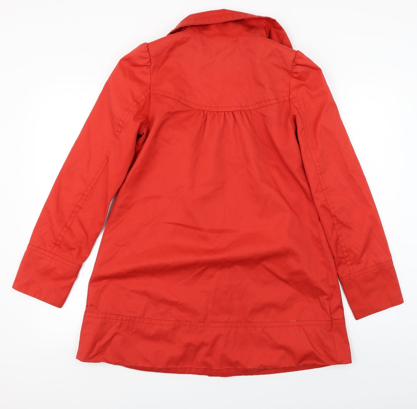 H&M Womens Red   Jacket Coat Size 4