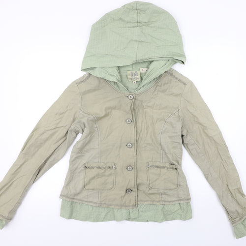NILE Womens Green   Jacket Coat Size M