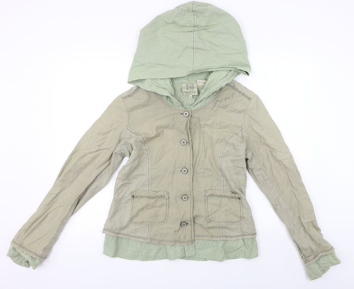 NILE Womens Green   Jacket Coat Size M