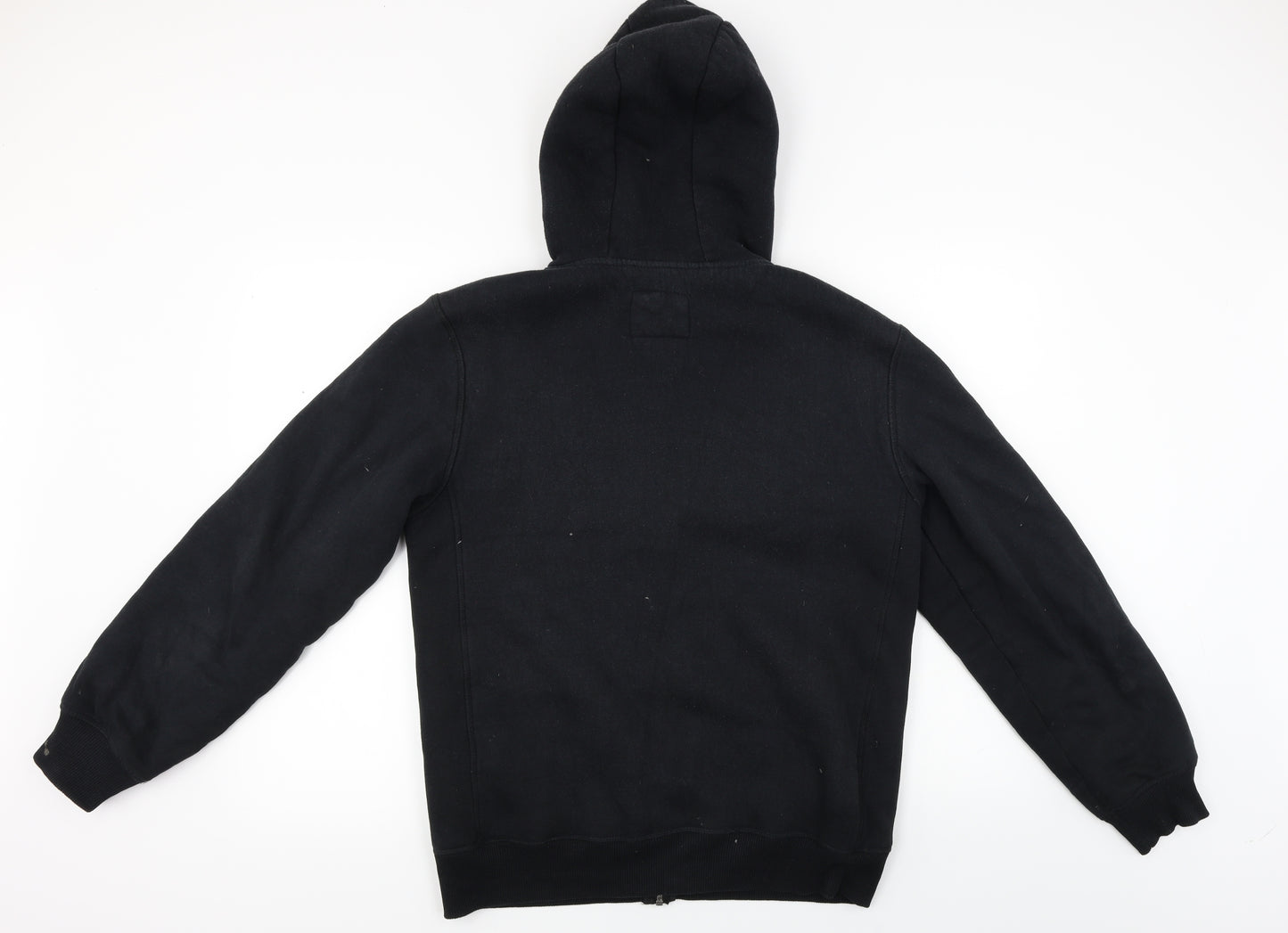 Cedar Wood State  Mens Black   Full Zip Hoodie Size M