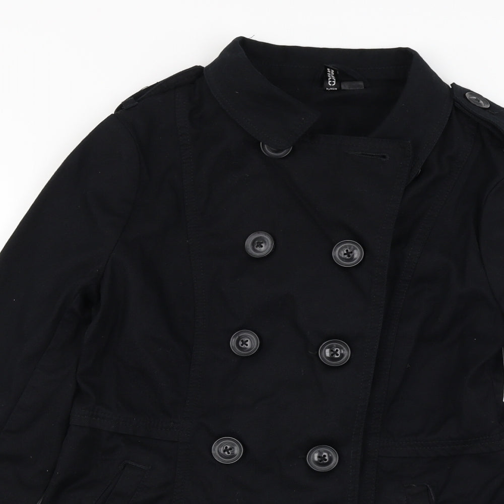 H&M  Womens Black   Jacket Coat Size 10