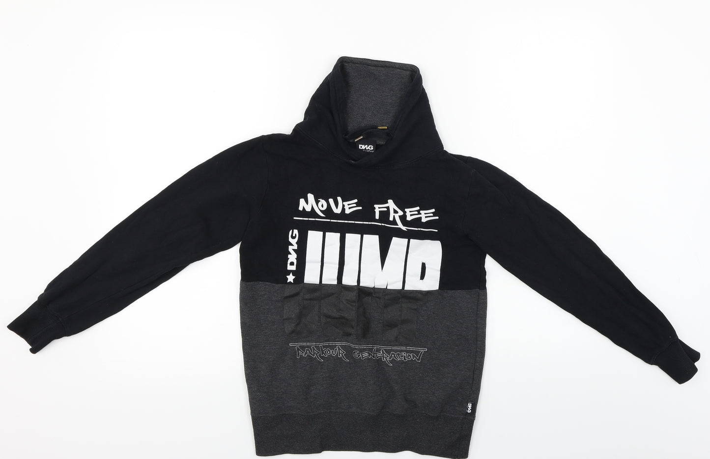 dng Boys Black   Pullover Sweatshirt Size 8 Years