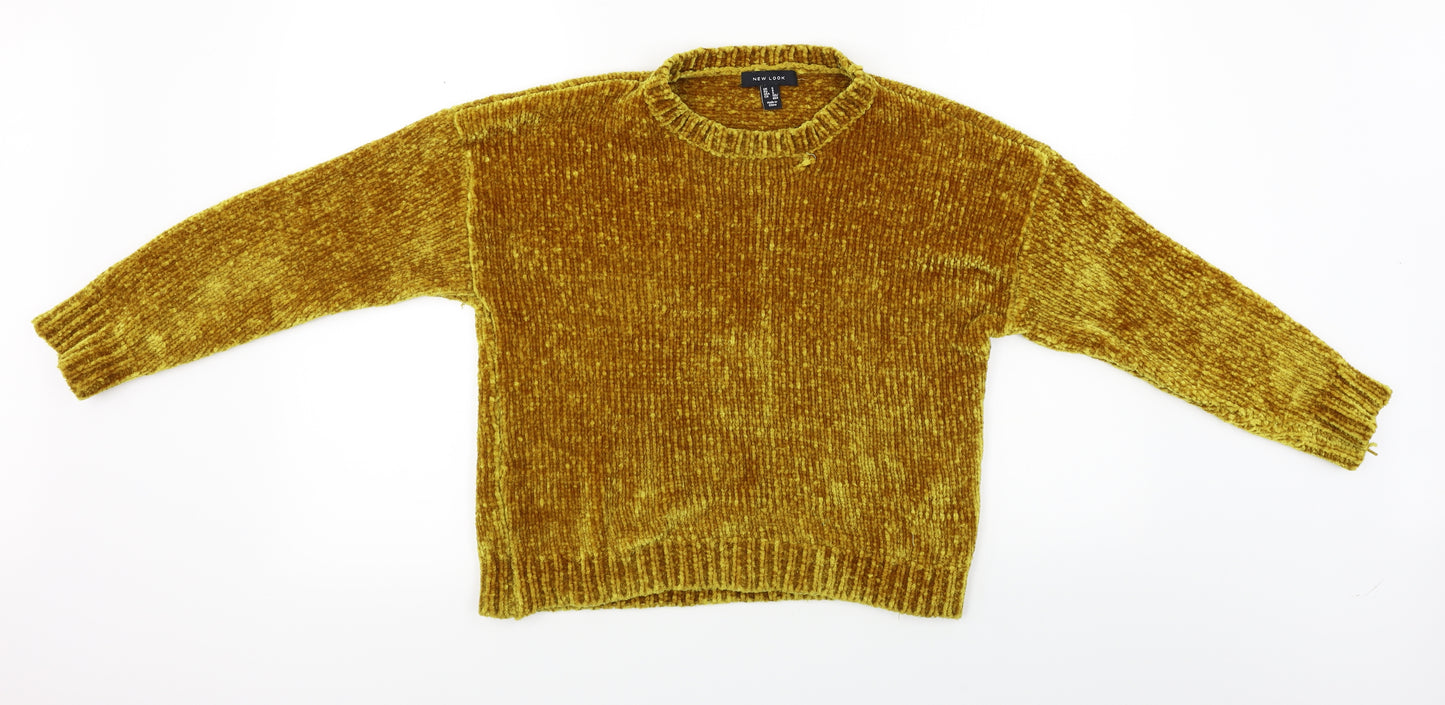 New Look  Womens Yellow   Pullover Jumper Size S