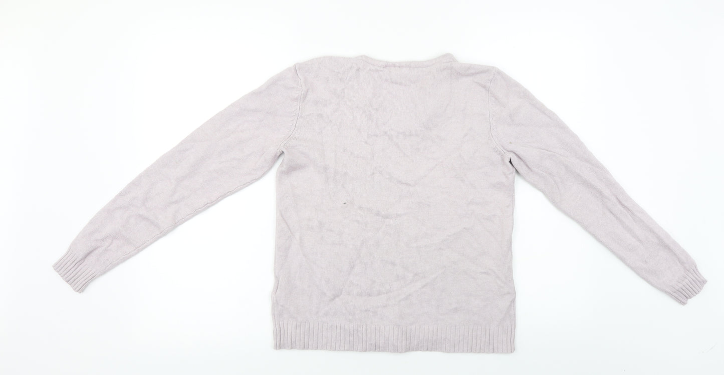 villa Womens Pink   Pullover Jumper Size M