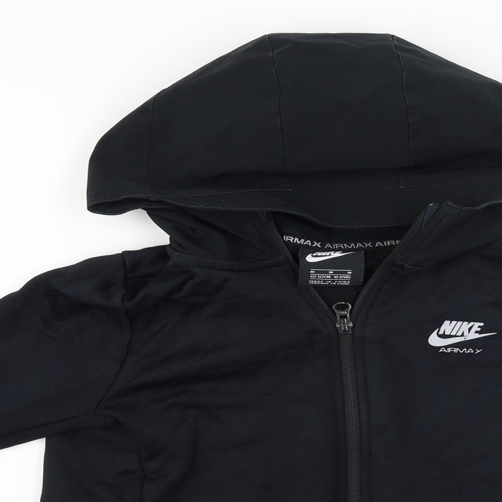 Nike Womens Black   Full Zip Hoodie Size M