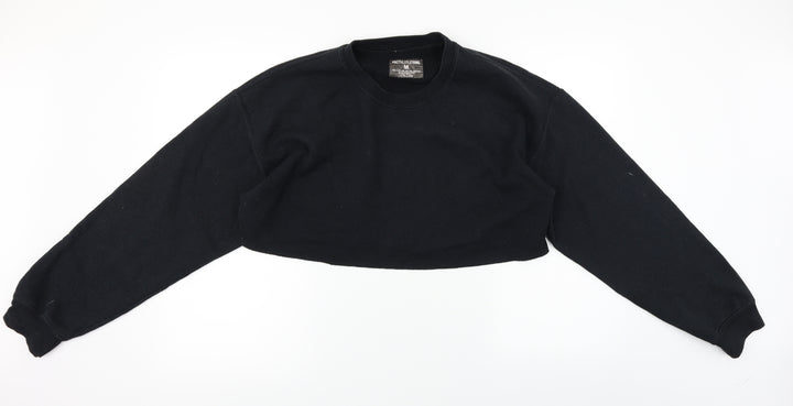PRETTYLITTLETHING Womens Black   Pullover Jumper Size M