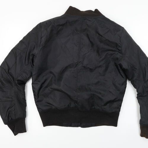 Preworn  Womens Black   Jacket Coat Size S