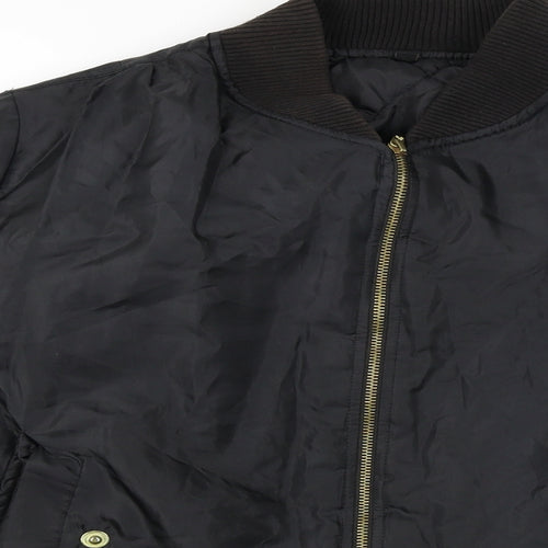 Preworn  Womens Black   Jacket Coat Size S
