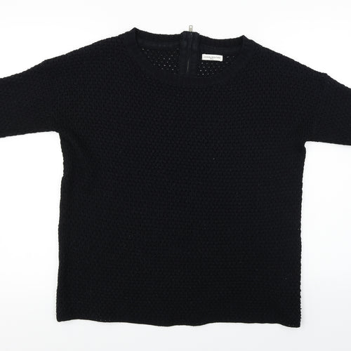 Jaqueline deYong  Womens Black   Pullover Jumper Size S