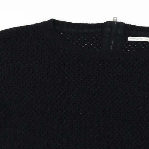 Jaqueline deYong  Womens Black   Pullover Jumper Size S