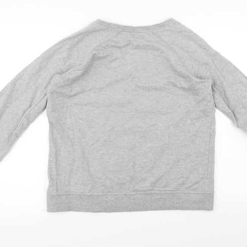now on  Womens Grey Floral  Pullover Jumper Size XL