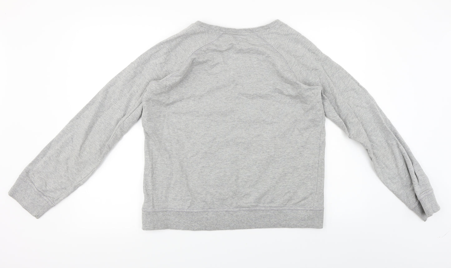 now on  Womens Grey Floral  Pullover Jumper Size XL