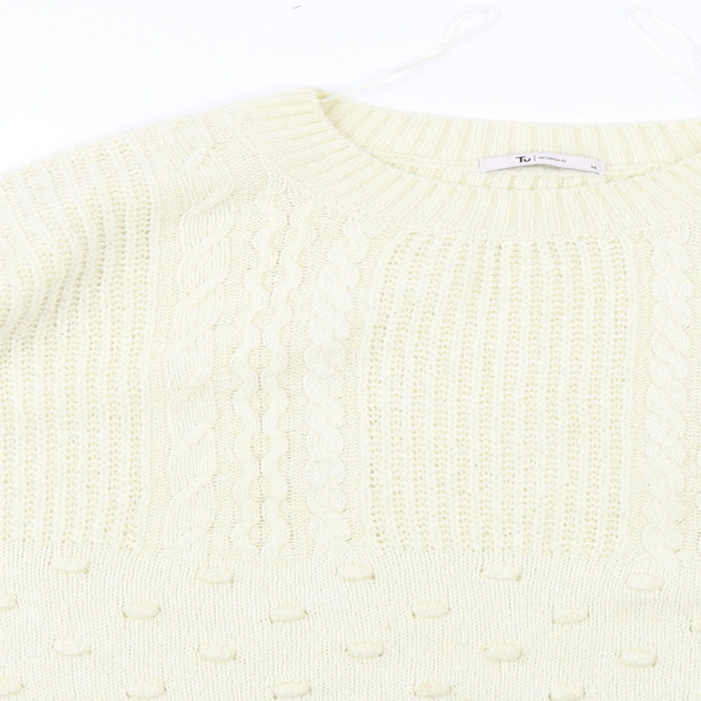 TU Womens Ivory   Pullover Jumper