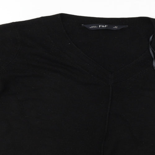 F&F  Womens Black   Pullover Jumper Size 8