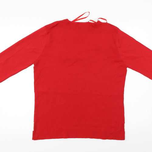 Heather Valley  Womens Red   Pullover Jumper Size 16