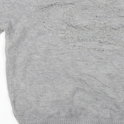 d-xel  Womens Grey   Cardigan Jumper Size 12