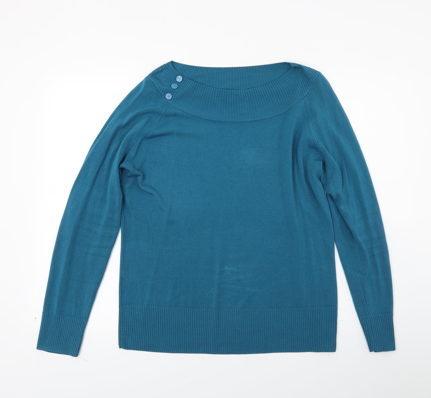 Marks and Spencer Womens Blue  Knit Pullover Jumper Size 16