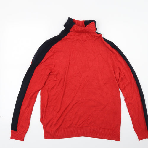Marks and Spencer Mens Red  Knit Pullover Jumper Size M