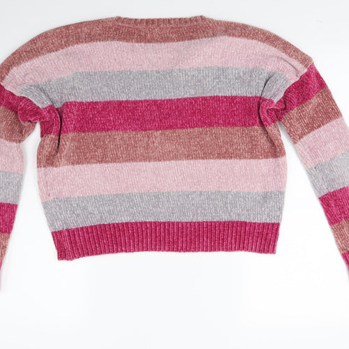 Romeo Juliet Womens Multicoloured Striped  Pullover Jumper Size M